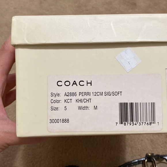 Coach Classic Canvas Logo Perri Loafers - Picture 9 of 10